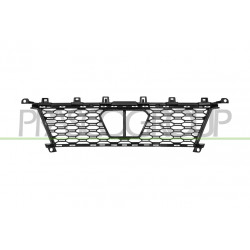 Grille Centrale De Pare-Chocs Avant-Noire-Avec Trous Pour Regulateur De Vitesse