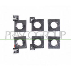 Jeu de Support Capteur-Pare-Chocs arrière (6Pcs)