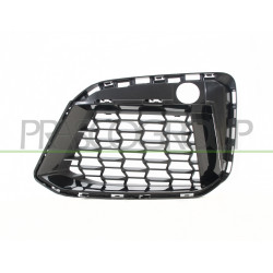 Grille côté chauffeur de Pare-Chocs Avant-Noire-Brillante-Complete