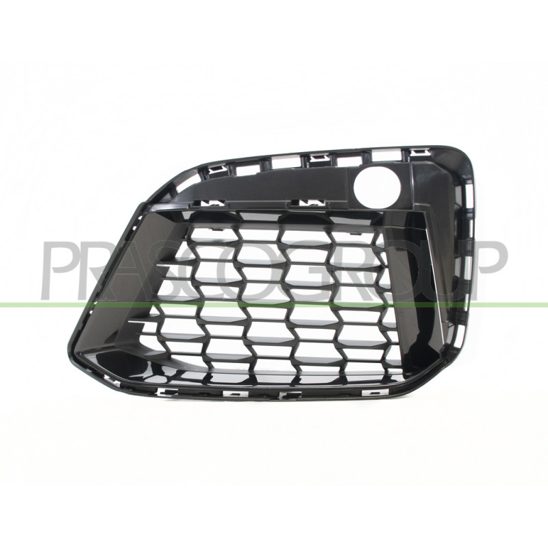 Grille côté chauffeur de Pare-Chocs Avant-Noire-Brillante-Complete Grille côté chauffeur de Pare-Chocs Avant-Noire-Brillante-Complete
