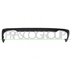 Moulure de Pare-Chocs Arriere-Centrale-Noire-Structuree-avec Cache Crochet