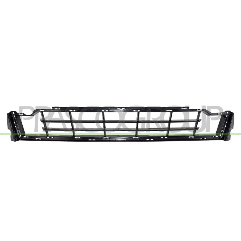 Grille Centrale de Pare-Chocs-Avant-Noire-Brillant Grille Centrale de Pare-Chocs-Avant-Noire-Brillant