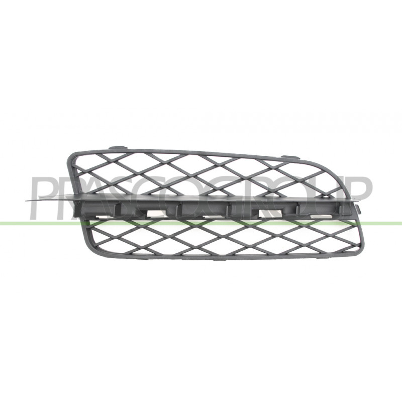 Grille côté passager Noire de Pare-Chocs-Ouverte-avec Trous Moulure Grille côté passager Noire de Pare-Chocs-Ouverte-avec Trous Moulure