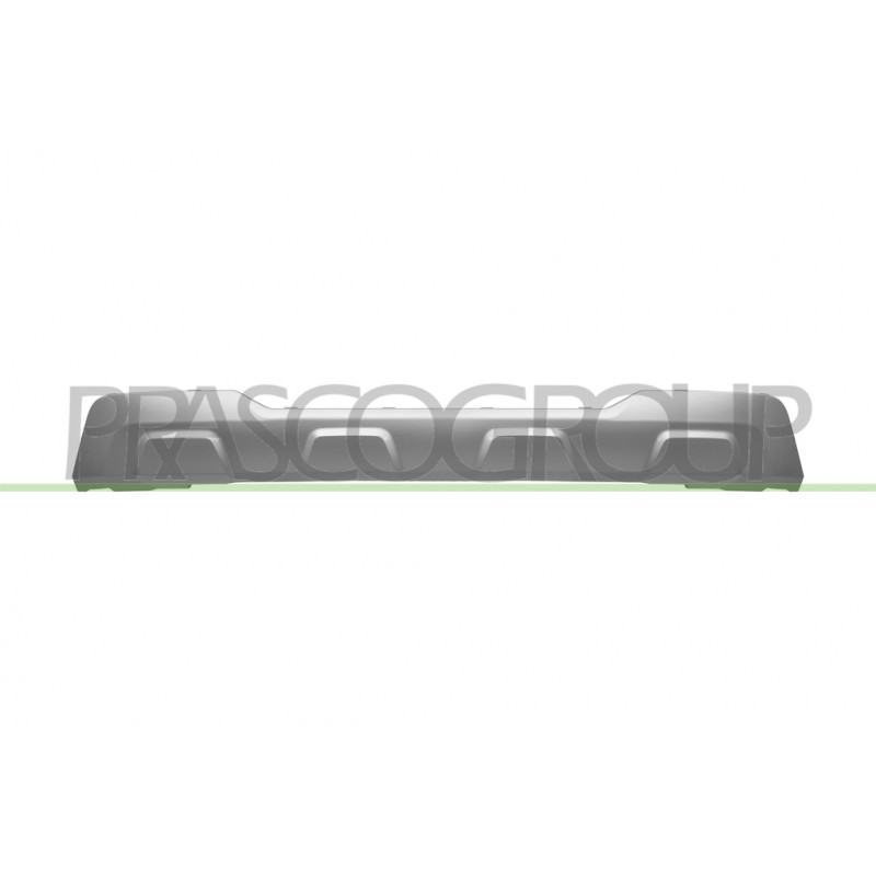 Moulure De Pare-Chocs Arriere-Inferieure-Centrale-Argent Moulure De Pare-Chocs Arriere-Inferieure-Centrale-Argent