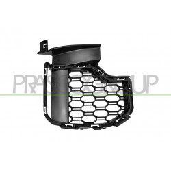 Grille Droite De Pare-Chocs-Avant-Ouverte-Noire-Brillante