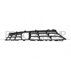 Grille Centrale De Pare-Chocs Avant-Noire-Avec Trou Pour Regulateur De Vitesse