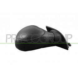 Retroviseur Droit Electrique-Noir-Chauffant-Avec Sonde-Convexe-7 Broches