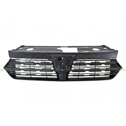 Grille Calandre Noire Structure' avec Moulures Chromees