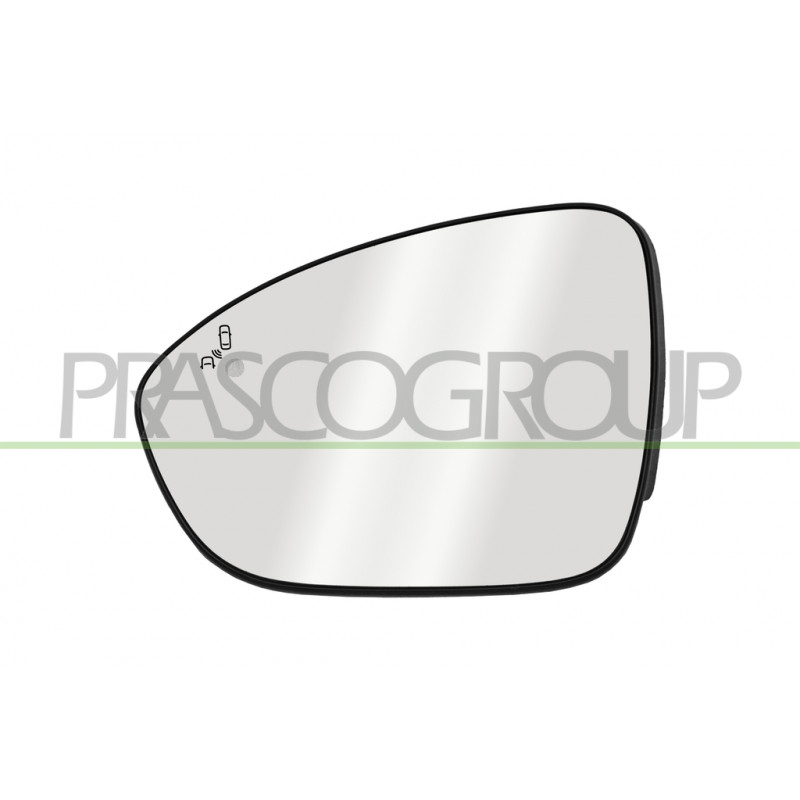 Verre De Retroviseur Gauche-Chauffant-Avec Blis-Convex-2 Broches Verre De Retroviseur Gauche-Chauffant-Avec Blis-Convex-2 Broches