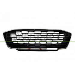 Grille de Calandre-Noire-avec Cadre Chrome'