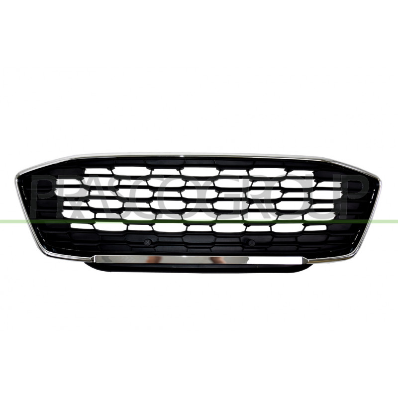 Grille de Calandre-Noire-avec Cadre Chrome' Grille de Calandre-Noire-avec Cadre Chrome'