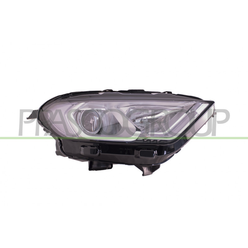 Phare Droit H1+H18 Electrique Avec Moteur-Avec Feu De Jour-Chrome'-Led Phare Droit H1+H18 Electrique Avec Moteur-Avec Feu De Jour-Chrome'-Led