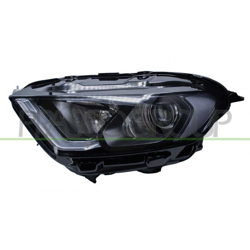Phare Gauche H1+H18 Electrique Avec Moteur-Avec Feu De Jour-Noir-Led Phare Gauche H1+H18 Electrique Avec Moteur-Avec Feu De Jour-Noir-Led