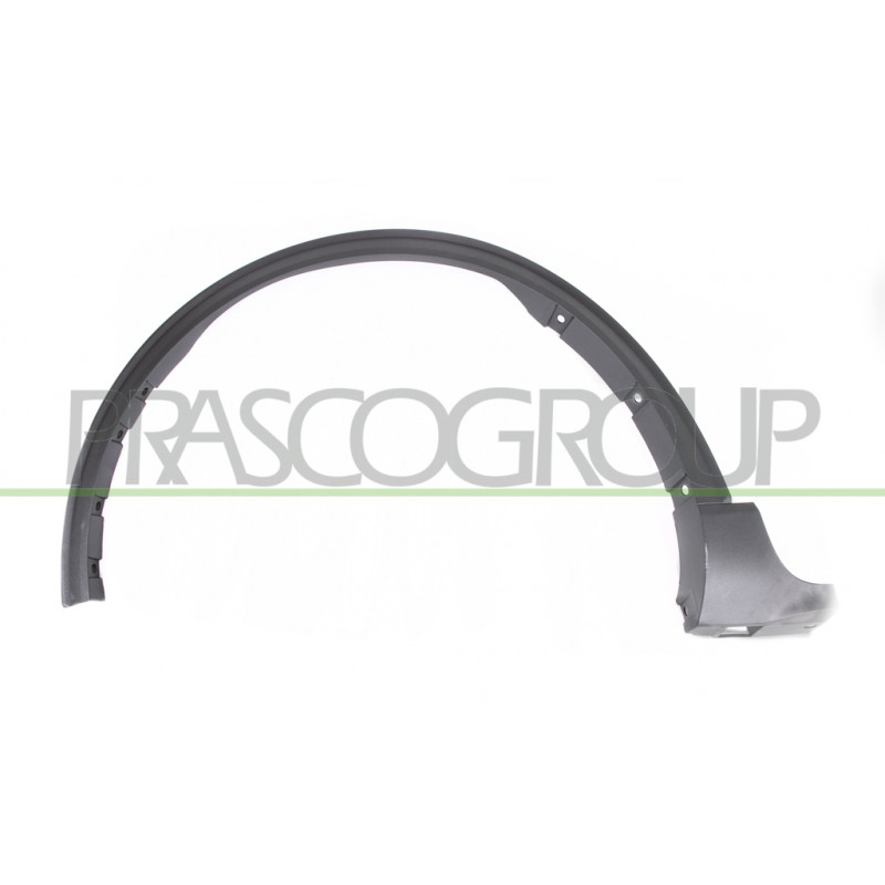 Extension d'Aile avant côté chauffeur-Noire Structure'-avec Clips Extension d'Aile avant côté chauffeur-Noire Structure'-avec Clips