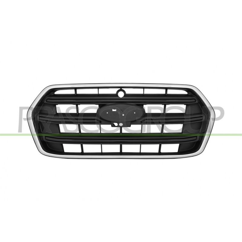 Grille Calandre-Noire Avec Cadre Chromé Grille Calandre-Noire Avec Cadre Chromé