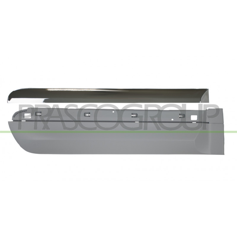 Bandeau Porte arrière côté passager avec Appret avec Profil Chromee' Bandeau Porte arrière côté passager avec Appret avec Profil Chromee'