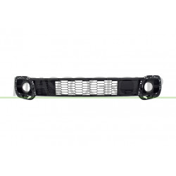 Grille Centrale de Pare-Chocs-Avant-Inferieure-Noire-Structuree-Pour Regulateur