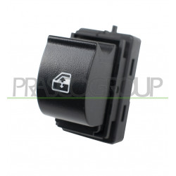 INTERRUPTEUR LEVE-VITRE NOIR AVEC COUVERTURE-PORTE AVANT DROITE-12 BROCHES