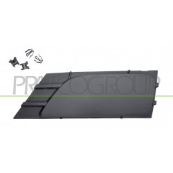 Cache de Regulateur de Vitesse de Grille Central de Pare-Chocs Noire-Structure'