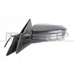 Retroviseur Gauche-Electrique-Noir-Plat-Chrome'-3 Broches