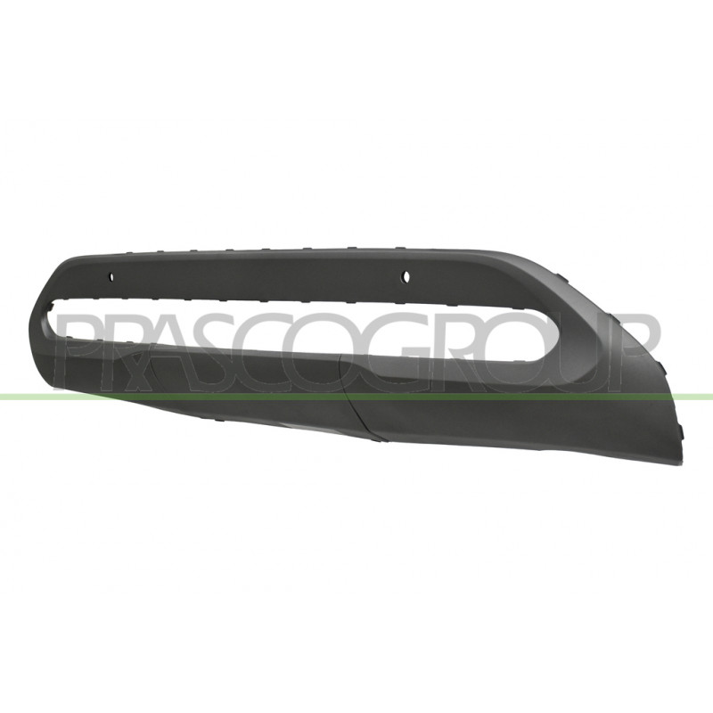 Moulure De Pare-Chocs Arriere-Inferieure-Argent-Grise-Avec Trous Radar+Supports Moulure De Pare-Chocs Arriere-Inferieure-Argent-Grise-Avec Trous Radar+Supports