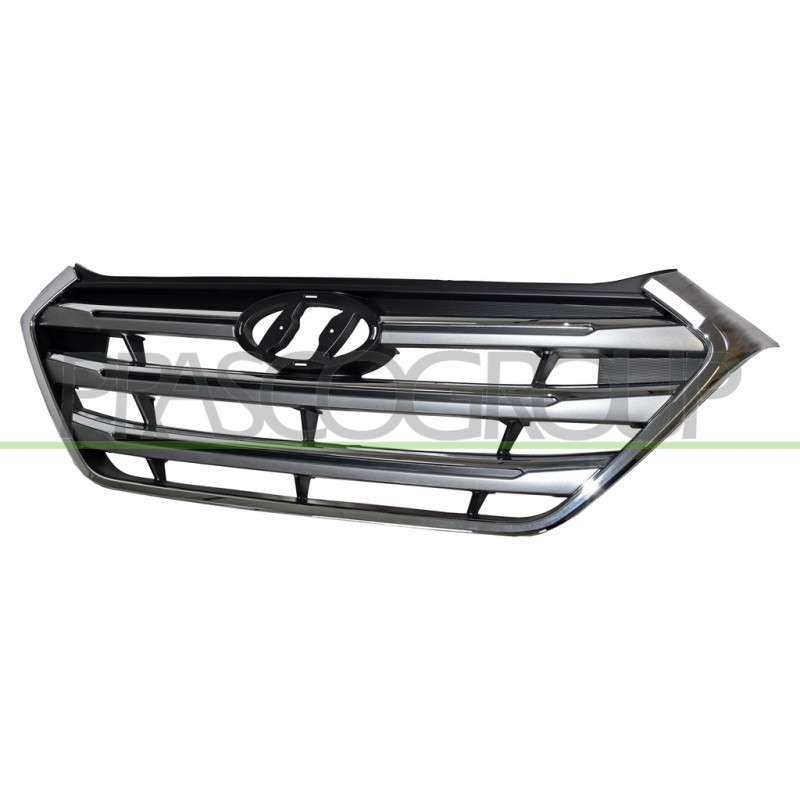 Grille Calandre Noire avec Moulure Chromee' Grille Calandre Noire avec Moulure Chromee'