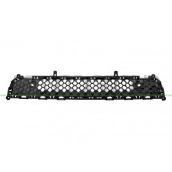 Grille Centrale De Pare-Chocs-Avant-Inferieure-Noire-Avec Trous Capteurs+Support