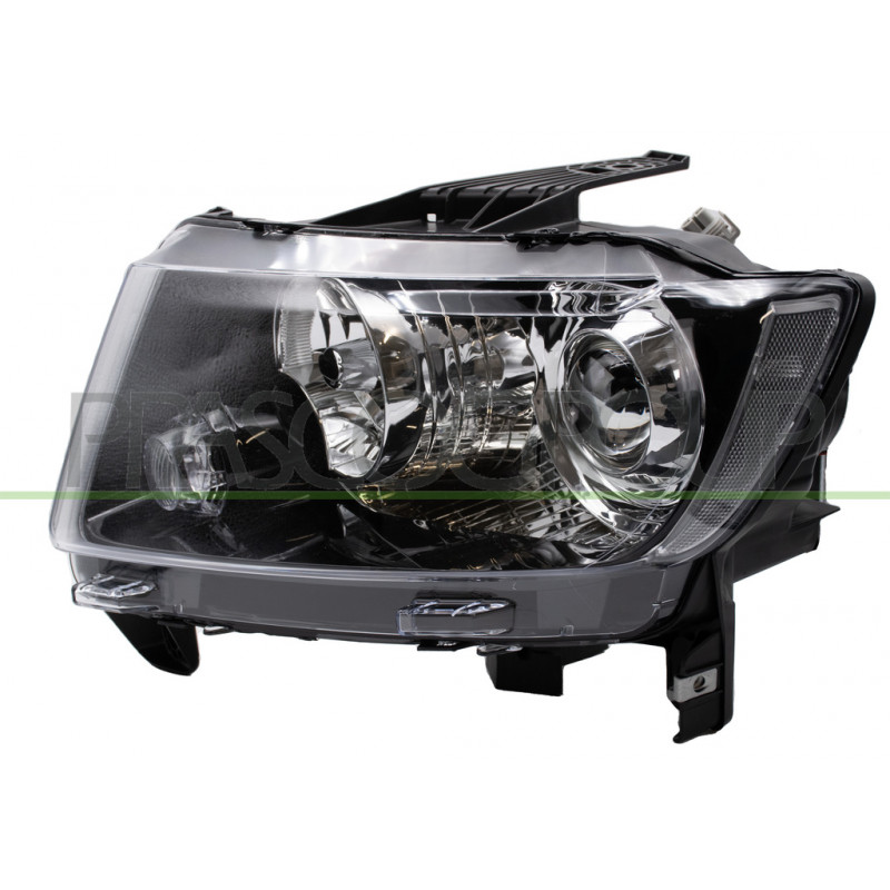 Phare côté chauffeur H9 Electrique avec Moteur-Noir Phare côté chauffeur H9 Electrique avec Moteur-Noir