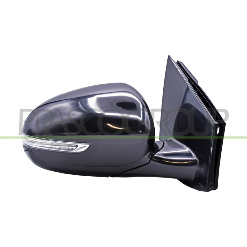 Retroviseur Droit Electrique-Noir-Avec Feu-Convexe/Chrome' Retroviseur Droit Electrique-Noir-Avec Feu-Convexe/Chrome'