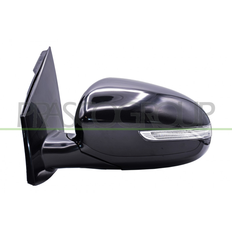 Retroviseur Gauche Electrique-Noir-Avec Feu-Rabattable-Convexe/Chrome' Retroviseur Gauche Electrique-Noir-Avec Feu-Rabattable-Convexe/Chrome'
