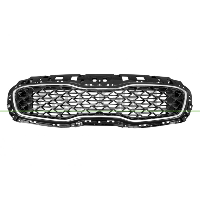 Grille Calandre Noire-avec Finition Chromee Grille Calandre Noire-avec Finition Chromee