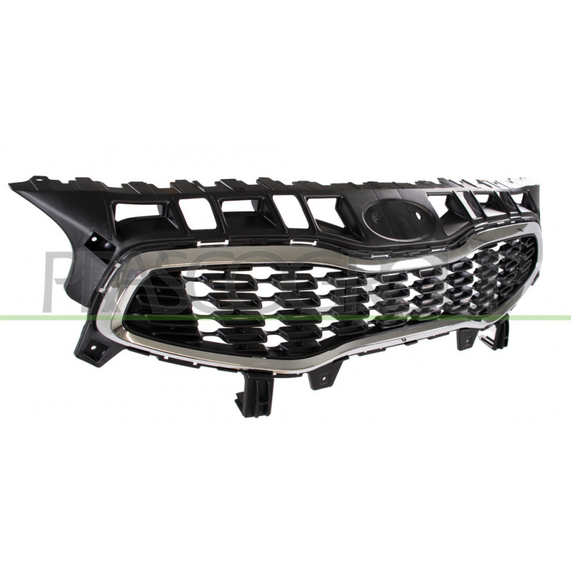 Grille Calandre-Noire avec Cadre Chrome' Grille Calandre-Noire avec Cadre Chrome'