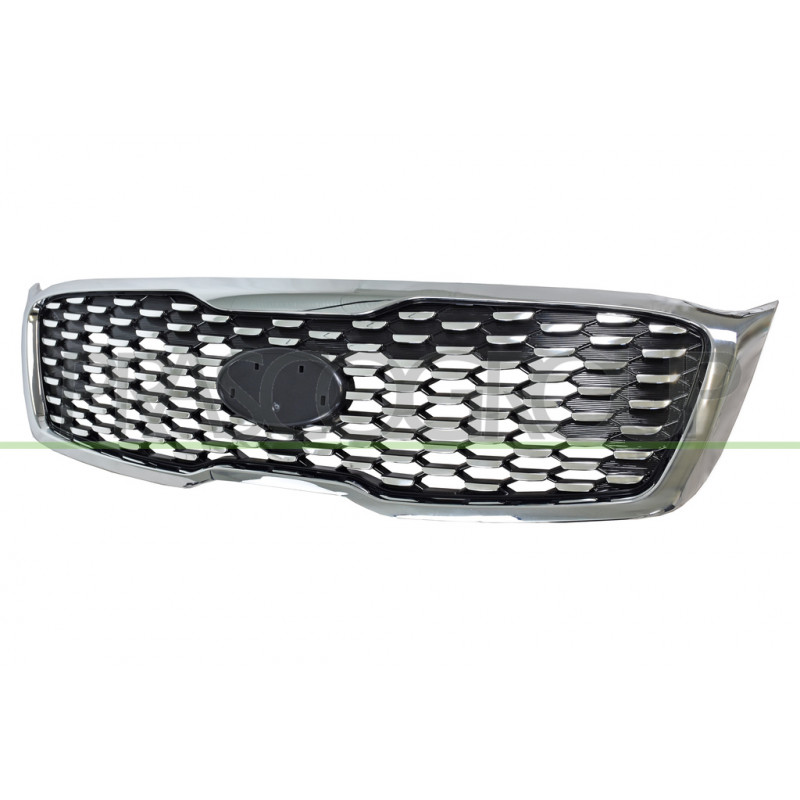 Grille Calandre-Noire avec Cadre Chrome' Grille Calandre-Noire avec Cadre Chrome'