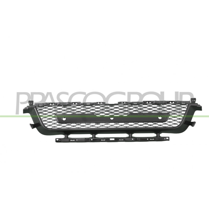 Grille Noire de Pare-Chocs avant /Brillante-avec Trous Radar Grille Noire de Pare-Chocs avant /Brillante-avec Trous Radar