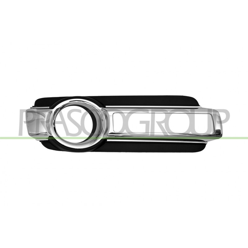 Grille côté passager de Pare-Chocs-Avant-Noire-avec Sieges Antibrouillard-avec M Grille côté passager de Pare-Chocs-Avant-Noire-avec Sieges Antibrouillard-avec M