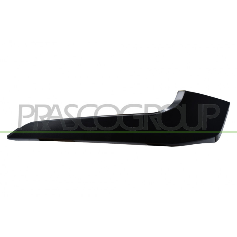 Moulure côté passager de Pare-Chocs Avant-Inferieure-Noire-Surface Lisse-Prete A Moulure côté passager de Pare-Chocs Avant-Inferieure-Noire-Surface Lisse-Prete A