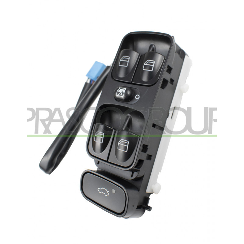 PANNEAU A BOUTON-POUSSOIR NOIR-4 INTERRUPTEURS-LEVE VITRE-PORTE AVANT GAUCHE-AVE PANNEAU A BOUTON-POUSSOIR NOIR-4 INTERRUPTEURS-LEVE VITRE-PORTE AVANT GAUCHE-AVE
