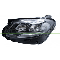 Phare Gauche H7+Py21 Electrique Avec Moteur-Led-Noir