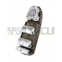PANNEAU A BOUTON-POUSSOIR MARRON-4 INTERRUPTEURS-LEVE VITRE-PORTE AVANT GAUCHE-3