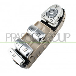PANNEAU A BOUTON-POUSSOIR BEIGE-4 INTERRUPTEURS-LEVE VITRE-PORTE AVANT GAUCHE-3