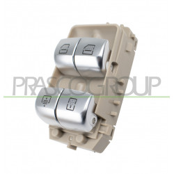 PANNEAU A BOUTON-POUSSOIR BEIGE-2 INTERRUPTEURS-LEVE VITRE-PORTE AVANT DROITE-AV