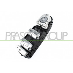 PANNEAU A BOUTON-POUSSOIR GRIS-4 INTERRUPTEURS-LEVE VITRE-PORTE AVANT GAUCHE-3 B
