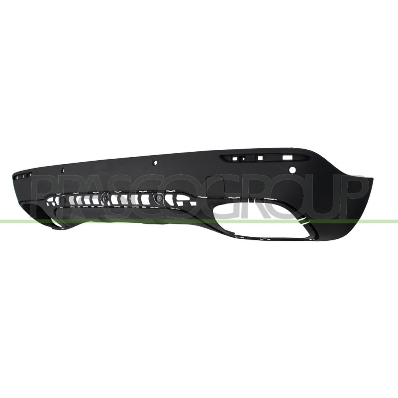 Spoiler De Pare-Chocs Arriere Noire Structure'-Avec Trous Radar+Supports Capteur Spoiler De Pare-Chocs Arriere Noire Structure'-Avec Trous Radar+Supports Capteur