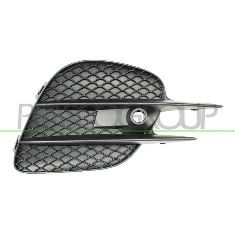 Grille Droite Noire De Pare-Chocs-Avec Trous Radar+Supports Mod. Amg Grille Droite Noire De Pare-Chocs-Avec Trous Radar+Supports Mod. Amg