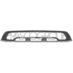 Bandeau Inferieur Centrale de Pare-Chocs avant Chrome