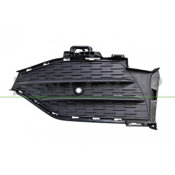 Grille Gauche De Pare-Chocs-Avant-Noire-Avec Trous Radar+Support