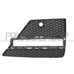 Grille Droite Noire De Pare-Chocs-Avec Siege Feu De Jour-Led-Avec Trous Radar+Su