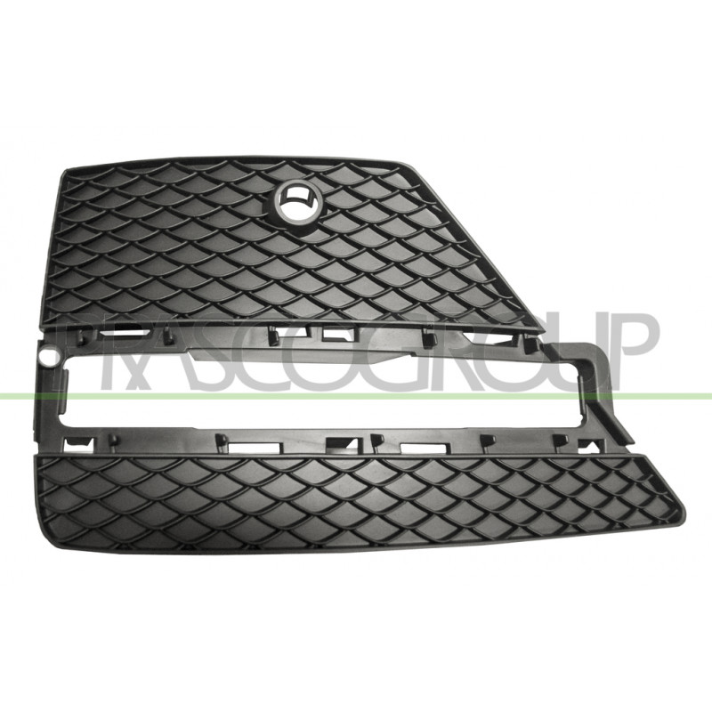 Grille Gauche Noire De Pare-Chocs-Avec Siege Feu De Jour-Led-Avec Trous Radar+Su Grille Gauche Noire De Pare-Chocs-Avec Siege Feu De Jour-Led-Avec Trous Radar+Su