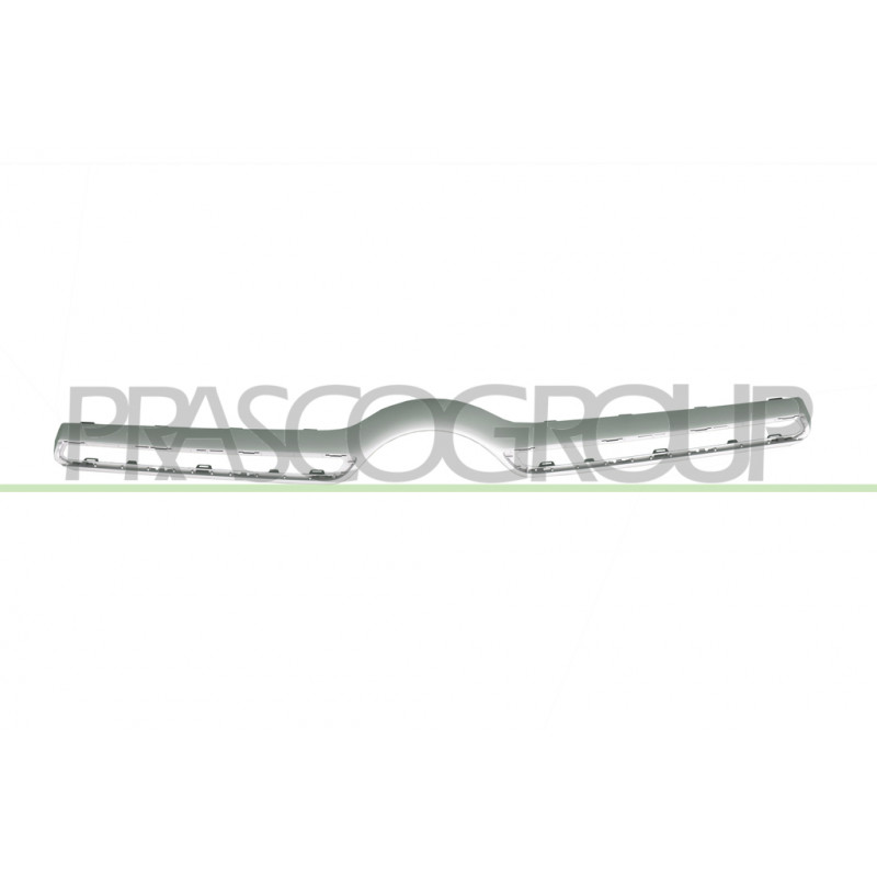 Moulure Superieure Argent de Grille de Calandre Moulure Superieure Argent de Grille de Calandre