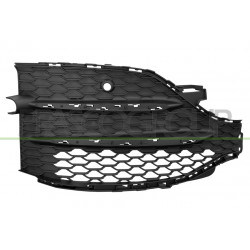 Grille côté chauffeur Noire de Pare-Chocs avec Trous Profil Chrome'
